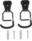 1 Satz Fahrradhaken Fahrradaufhänger Für Garage Fahrradaufhänger Für Die Garage Fahrradständergarage Rolle Fahrradkeller Schrauben Korb Fahrradschlösser Sperren Metall Black 2st BESPORTBLE