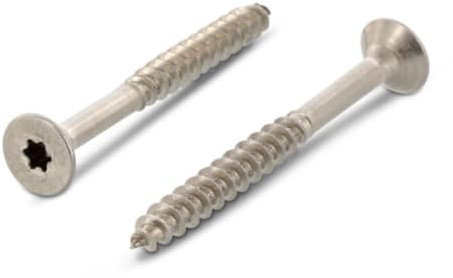 Spanplattenschrauben 4x40 mm – Senkkopf – Teilgewinde – Edelstahl A2 (V2A) – Holzschrauben – 100 Stück