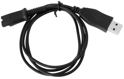 ECSiNG USB-Adapter verbindet Headset mit PC, kompatibel mit Plantronics Quick Disconnect QD Wired Headset