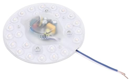 HUSHUI Recambio de luz LED de ventilador de techo de 4,9 pulgadas, montaje en bobina ajustable en 3 colores, ventilador LED con tecnología de corriente constante, para el hogar y la oficina