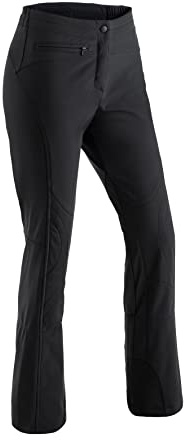 Maier Sports Damen Marie Slimfit Softshell-Skihose, Schwarz, 23 EU