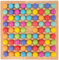 Holz Clip Beads Brettspiel, Montessori Educational Holzspielzeug - Clip Beads Spiel Puzzle Board - Holz Clip Beads Regenbogenspielzeug - Matching Game Memory Toy - Puzzle Brettspiel