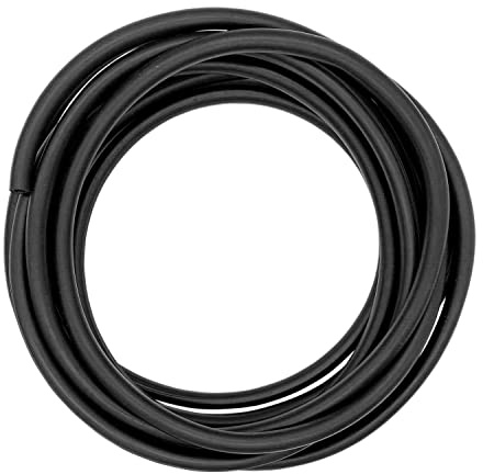 Milton's Bells MB 50H Driveway Signal Hose, 50 Ft x 3/8 ID Premium Rubber Treadle Hose for Driveway Alarm, Bell & Chime Systems, UV & Oil Resistant, Made in USA