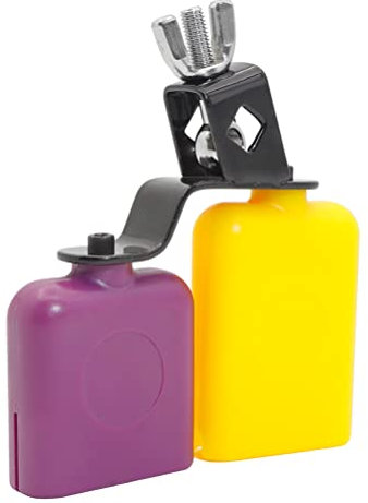 Milisten Kuhglocken Set Mit Holz Bangzi Percussion Zubehör Für Drum Kit Hoher Und Niedriger Ton Perfekt Für Live Auftritte Und Musikprojekte