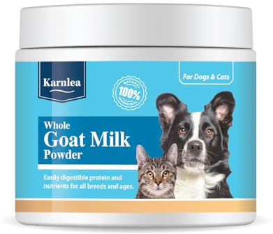Whole Goat Milk Powder for Dogs & Cats | Digestive Health | Gentle on Digestion | Healthy Protein and Fats & Nutrients | Dog Milk | Cat Milk | 200g