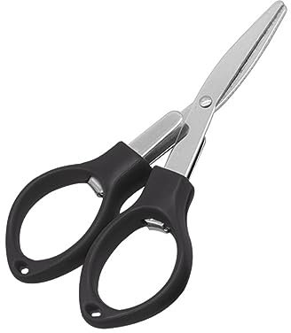 Tijeras plegables pequeñas, tijeras portátiles seguras, tijeras telescópicas de acero inoxidable para uso doméstico y de viaje