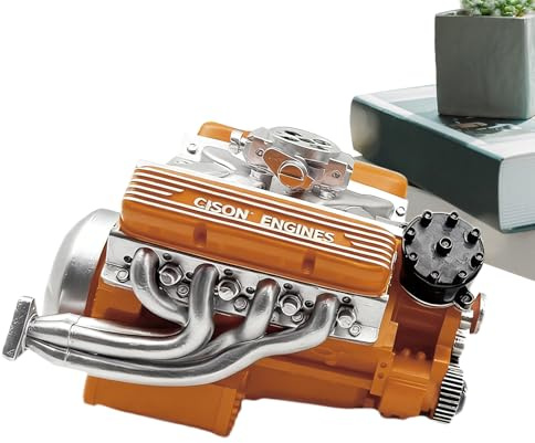 V8 Motor Modell | Metallbyggsats För Modellbygge,Konsthantverk Present Till Ungdomar Vuxna Familjer