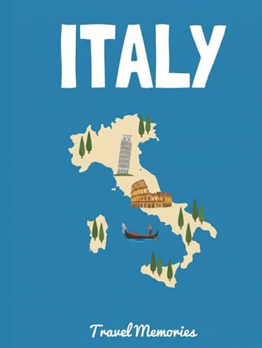 Italy Travel Memories: Scrapbook Album for Photos and Memories