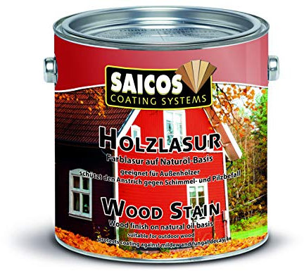 Saicos 0001 501 Holzlasur farblos 2.5 Liter