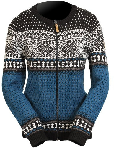 ICEWEAR Martha Women's Nordic Wool-Blend Sweater Ink Blue