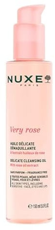 Nuxe Very Rose - Olio Struccante Strucca Deterge e Lenisce, 150ml