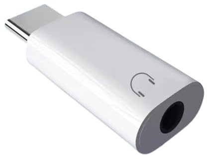 Adaptador de Auriculares,Adaptador Type C a Jack 3.5 mm Audio | Conversor Plug and Play para Altavoz Portátil Móvil Amplificador