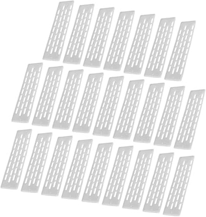UKCOCO 25 pièces Plaques Anti-évasion Abs pour Ruche Apicole Protection Frelons et Abeilles Accessoire Outil Cadre Ruche pour Apiculteurs