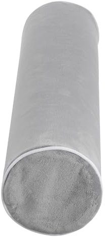 HOMSFOU Cojín Cervical Redondo de Espuma Viscoelástica Soporte para Cuello y Forma Cilíndrica Adecuado para Dormir de Costado y Espalda, Calidad para Hombres y Mujeres