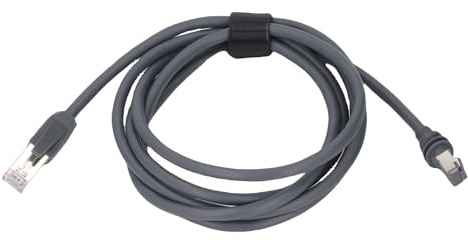 AUNMAS Rektangulär Satellitantenn Till RJ45-kabel, 26AWG Koppar Ethernet-ersättningskabel 2m 1200Mbps med Skärmad Kontakt, för GEN3 Utomhusnätverksinstallation
