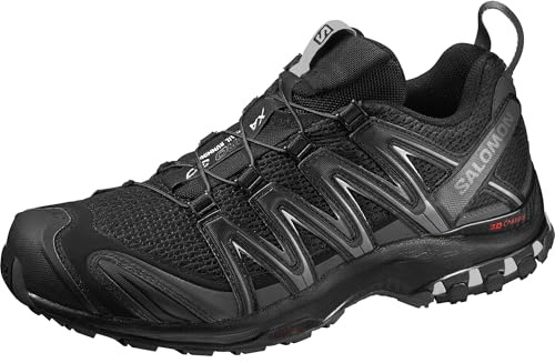 Salomon XA Pro 3D Men's Trail Running and Walking Shoes, Stability, Grip, and Long-Lasting Protection, Black, 13.5