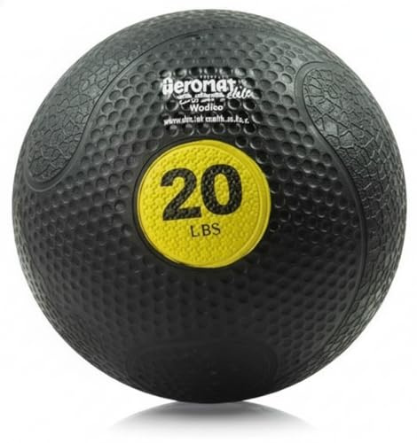 ECO-WISE Aeromat Extreme Elite Medicine Ball 20LB, Yellow