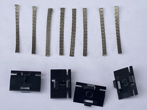 SSC Slot Cars Replacement Spares Micro 4 Car Guide Blades with Braids Compatible for Scalextric Slot Cars Models, Toy DIY Parts Accessories