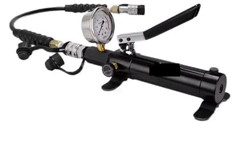 Bomba Manual Hidráulica De Alta Presión Con Manómetro Mini Bomba De Presión Hidráulica Manual