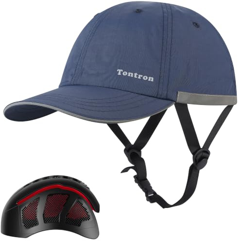 Tontron Wasumer Wassersport-Kappe | Kajak-Kappe | Surfmütze | Niedrigprofil-Helm (Blau, klein)