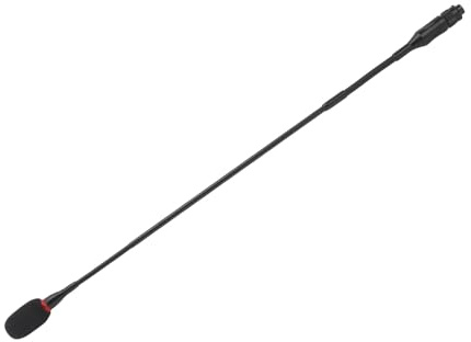 Hamwesh Gooseneck -mikrofon, 23 Tum Flexibel Skrivbordskondensor MIC med Vindruta och LED -indikator för Möten Videokonferenser