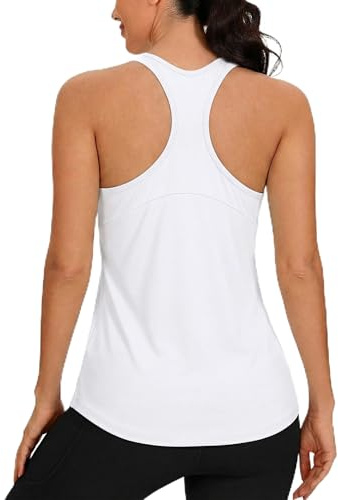 Gyabnw Camiseta Deportiva Mujer Sin Mangas Detalle Reflectante