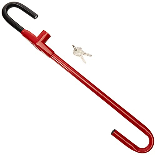 Winner International The Club CL303 Pedal to Steering Wheel Lock, Red, 5.25 Inch