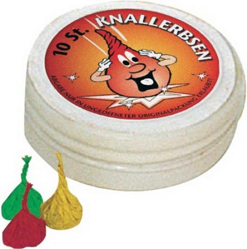 10er Dose Knallerbsen,Kl.1, 10 Dosen
