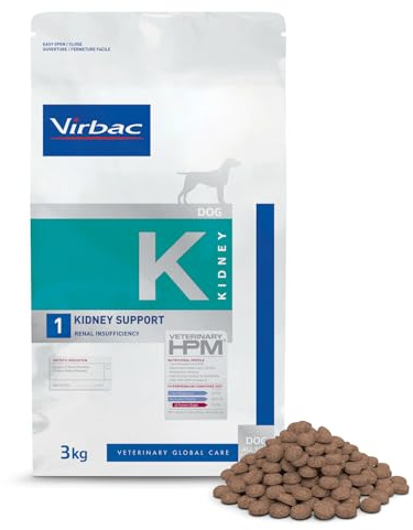 Virbac Veterinary HPM Dog Kidney Nourriture pour Chien Sac de 3 kg Taille S