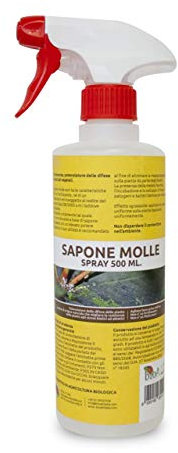 Sapone Molle di Potassio Insetticida Naturale Corroborante Potenzia Le Difese Naturali delle Piante contro Afidi Acari Cocciniglia per Orto Fiori Rose Piante Verdi Aromatiche Frutta