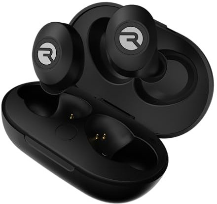 Raycon The Everyday Kabellose Bluetooth-Ohrhörer mit Mikrofon – Stereo-Sound In-Ear-Bluetooth-Headset Echte kabellose Ohrhörer 32 Stunden Spielzeit (Mattschwarz)