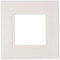 DECK INN 2 x White Pack of 2 Single Light Switch Finger Plate Socket - Prevents Finger Marks Around Switch