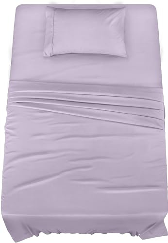 Utopia Bedding Twin XL Sheets - 3 Piece Bedding - Brushed Microfiber - Shrinkage and Fade Resistant - Easy Care (Twin XL, Lavender)