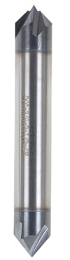 TJHSM 3/8inch High Performance Solid Carbide Double End Mill 4 Flute Chamfer Mill 90° Chamfer Angle