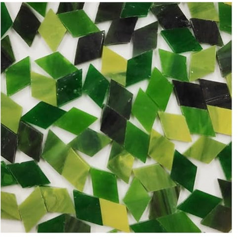 Tesselles mosaique 50g de carreaux de mosaïque de verre bricolage artisanat matériel couleur mosaïque Mosaique verre (Color : 804)