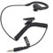 HYS G-förmiges Ohrhörer mit weichem Ohrbügel - 3,5mm Klinke - One Ear - Listen Only Kopfhörer - Kopfhörer Headset für Funkgeräte Lautsprechermikrofonen
