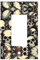 Tapa de enchufe con diseño de calavera, 1 placa de pared estándar, cubierta de doble enchufe de policarbonato
