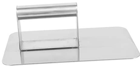 NAMOARLY Prensa De Hamburguesas De Acero Inoxidable Prensa Manual para Hamburguesas Herramienta De Cocina Profesional Casa o Restaurante Accesorios De Cocina