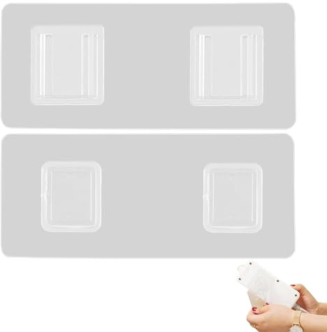 Ganchos De Pared De Doble Cara, Ganchos Duraderos Con Hebilla Sin Costuras, Gancho Para Colgar Sin Agujeros, Colgador De Transparente De Fácil Instalación, Gancho De Pared Adhesivo Fuerte Para