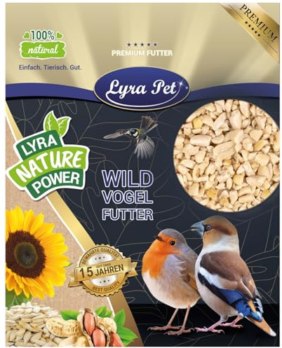 Lyra Pet® 10 kg cacahuètes Blanches hachées, Aliment Oiseaux Sauvages