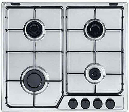 De Longhi FFA46ASV Cuisinière à gaz n° 4 brûleurs 60 m Inox