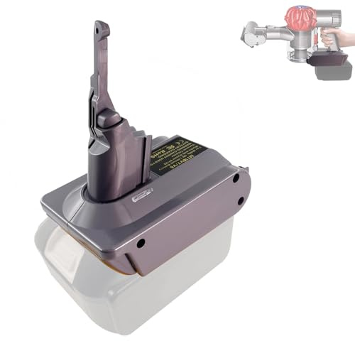 BTRUI für Dyson V7 & V8 Akku Adapter für Makita 18V Lithium Akku auf für Dyson V7 & V8 Animal Fluffy Motorhead Handstaubsauger Konverter (MT18V7/V8 Adapter)