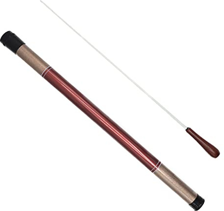 Cheerock 15 Inch Music Conducting Baton with Case, Orchestra Baton Band Conductor Baton, Rosewood Handle Conductors Baton, Music Conductor Stick Wand