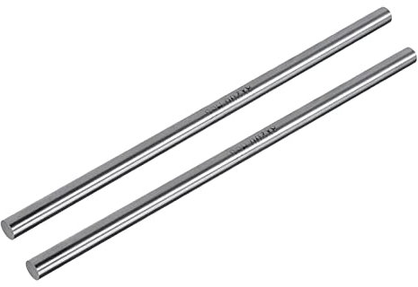 QUARKZMAN 8mm x 200mm Tondo Asta x 2pz HSS (Alta Velocità Acciaio) Barra Magazzino per Industria Tornio Ingranaggio Albero Aghi Bulini