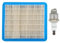 Savior Luftfilter für Briggs & Stratton 491588 491588S BS-399959 5043K 30-710 1904481 Geeignet für Quantum Motor 625-675 625e 675e 725e Serien 3,5-6 PS mit Zündkerze Ersatz für Champion RJ19LM