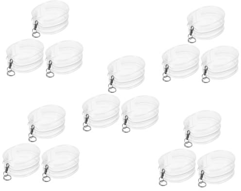 BESTonZON 15 STK Puppentasche Handtaschen Tragetasche alle kleine Aufbewahrungstasche Puppenhalter Puppenbeutel Baby Tasche aus Kleine Tasche transparente Tasche Halterung Plastik