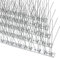 wohohoho Vogelspikes mit Edelstahlboden, 125 cm Taubenabwehr Spikes Edelstahl Vogelabwehr, Vogelabwehr Spike Taubenspikes für Balkon Vogel abschreckung Abwehr Gegen tauben