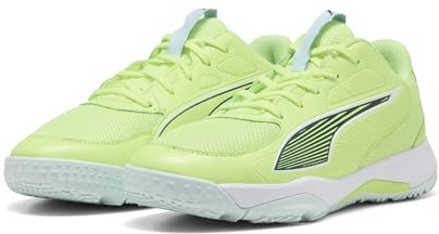 PUMA Chaussures de Handball Accelerate 4 Enfant et Adolescent 33, Fizzy Light Green Terrain White Yellow