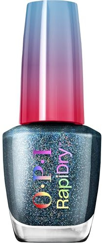 OPI RapiDry™ Quick-Dry Lack - All Dry n' Mighty Blauer Nagellack - Veganer, Wischfester & Schnell Trocknender Nagellack (9 ml)