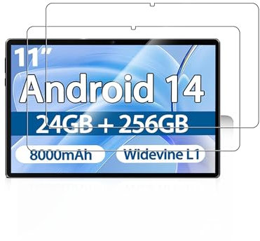 Pellicola salvaschermo in vetro temperato per tablet Skyegg K15 da 11 pollici, ad alta trasparenza, resistente ai graffi, anti-impronte (confezione da 2)